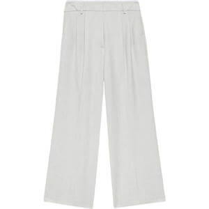 Mint Velvet Grey Pleated Wide Trousers